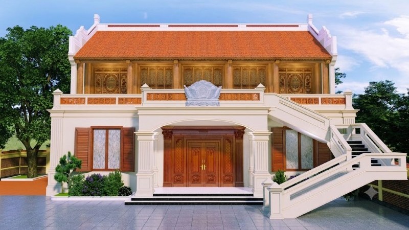 Các mẫu nhà gỗ 5 gian đẹp nhất hiện nay