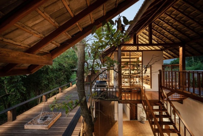 Các mẫu nhà gỗ kiểu Thái Các mẫu nhà gỗ kiểu Thái