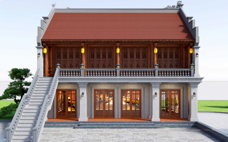 Giá nhà gỗ 4 gian Giá nhà gỗ 4 gian
