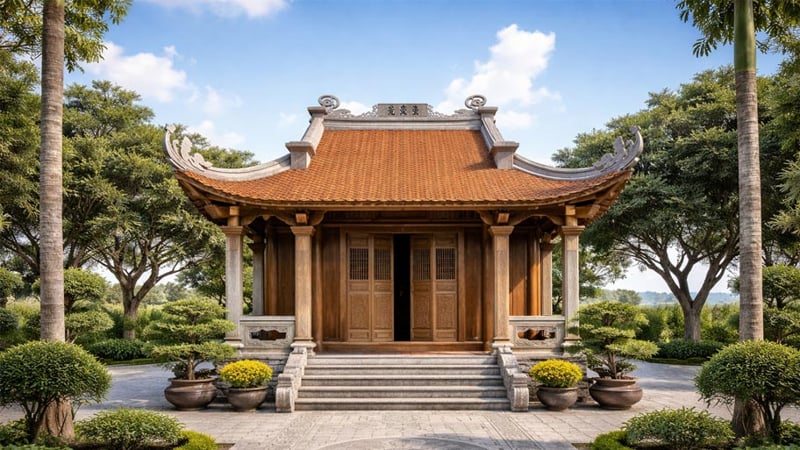 Làm nhà gỗ 1 gian