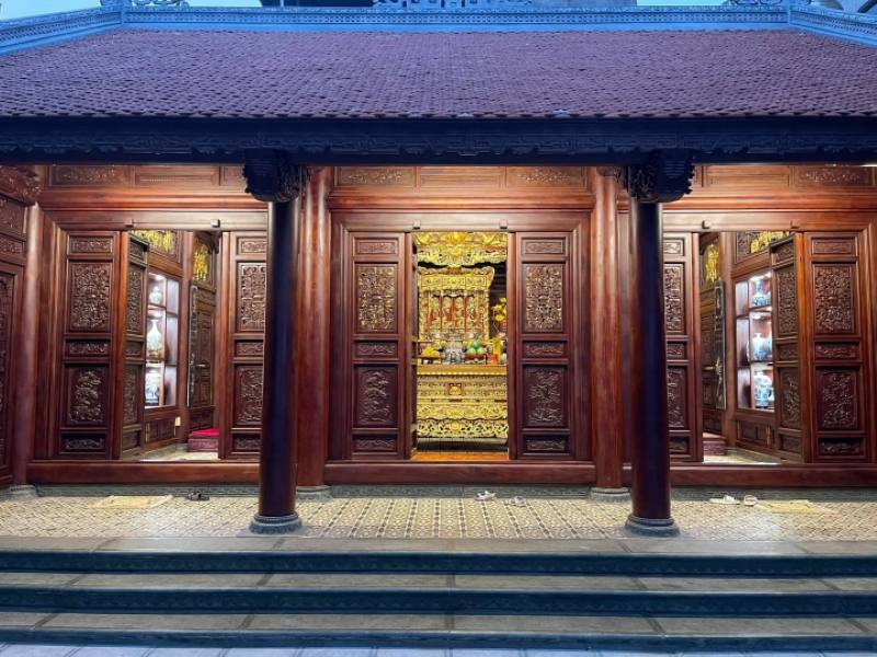 Mẫu biệt phủ gỗ Mẫu biệt phủ gỗ