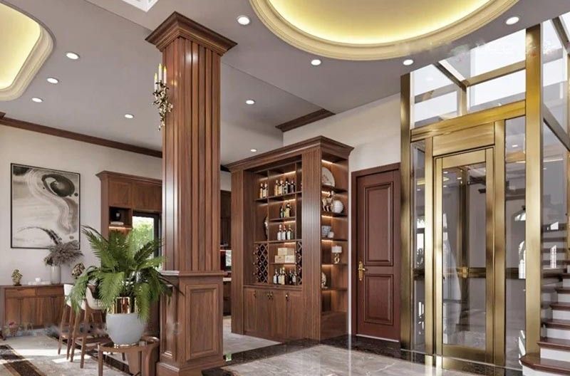 Mẫu cột vuông nhà gỗ Mẫu cột vuông nhà gỗ