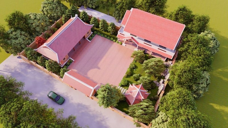 Mẫu ngôi nhà gỗ 3 gian 2 tầng