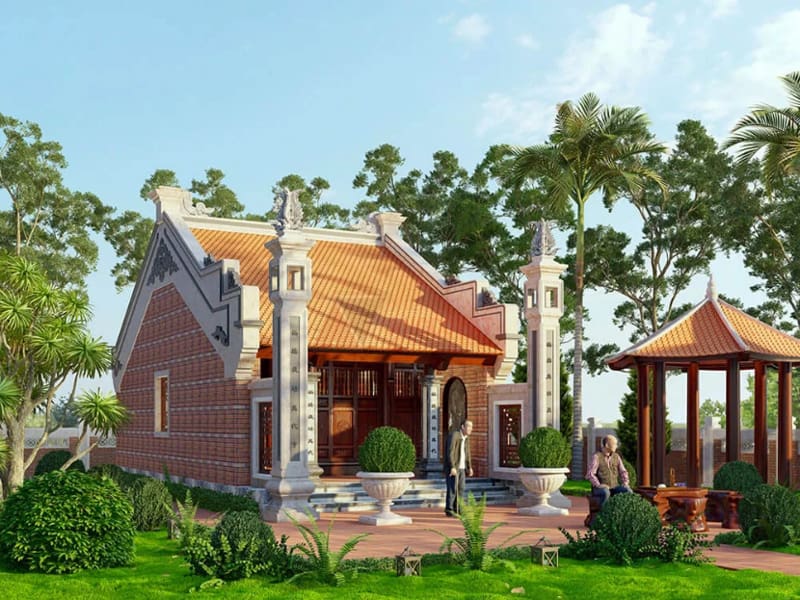 Mẫu nhà gỗ 1 gian