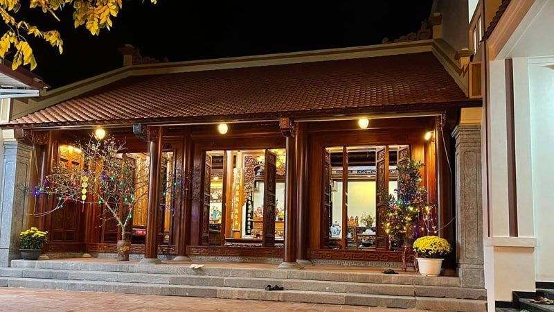 Mẫu nhà gỗ ghiến Mẫu nhà gỗ ghiến