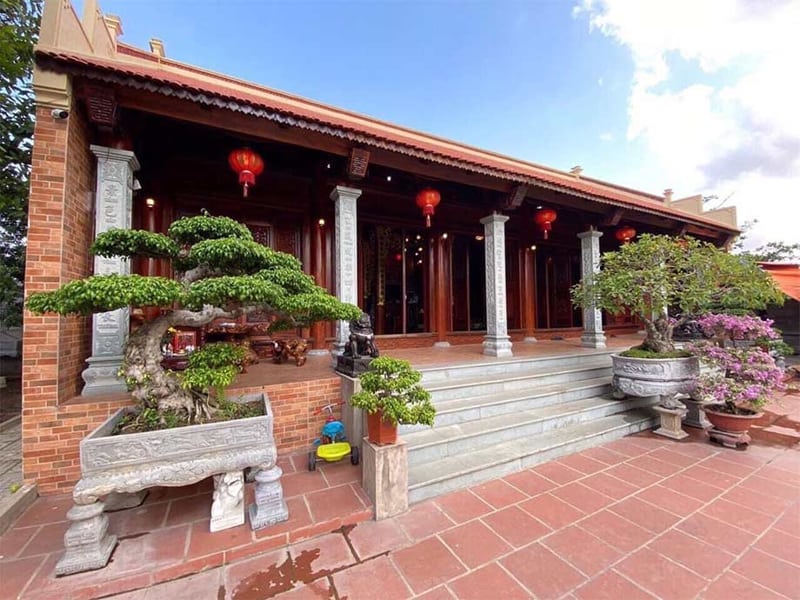 Ngôi nhà gỗ 4 gian Ngôi nhà gỗ 4 gian