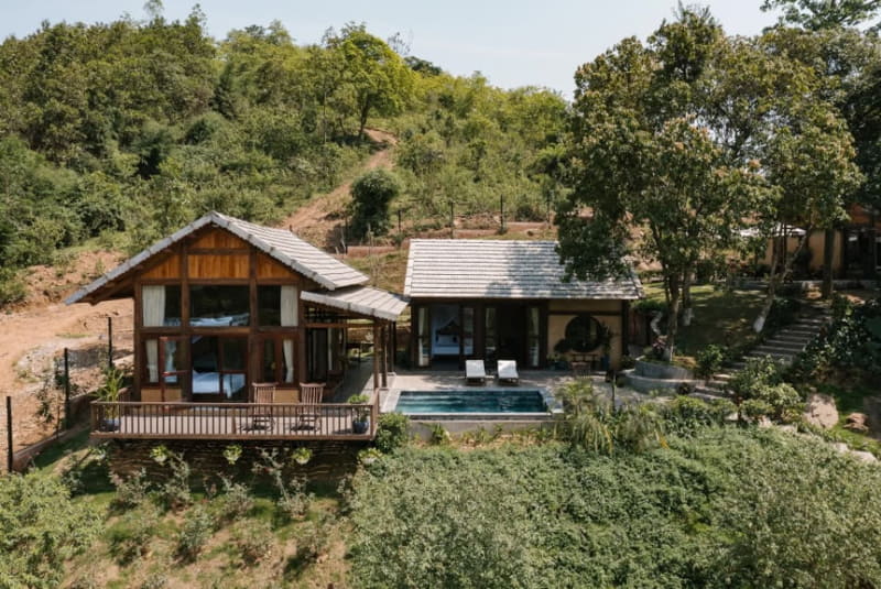 Nhà gỗ biệt thự đẹp Nhà gỗ biệt thự đẹp