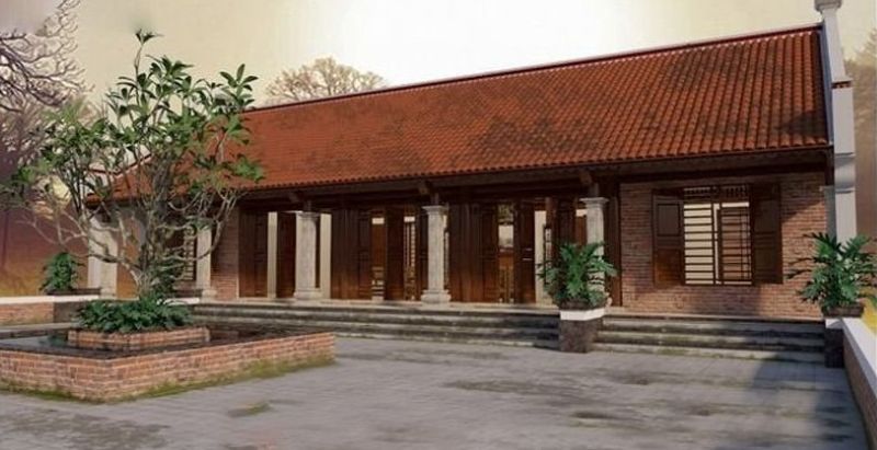 Nhà gỗ năm gian hai chái