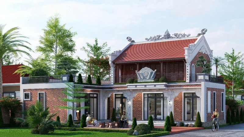 Nhà thờ gỗ trên tầng thượng