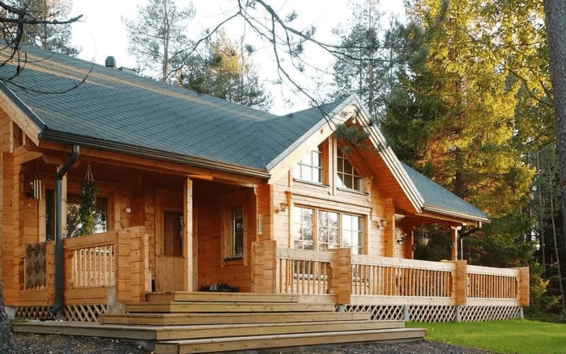 Thiết kế căn nhà gỗ trong rừng Thiết kế căn nhà gỗ trong rừng