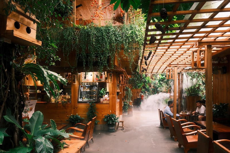 Thiết kế và xây dựng cafe nhà gỗ hút khách, đẹp mê hồn Thiết kế và xây dựng cafe nhà gỗ hút khách, đẹp mê hồn