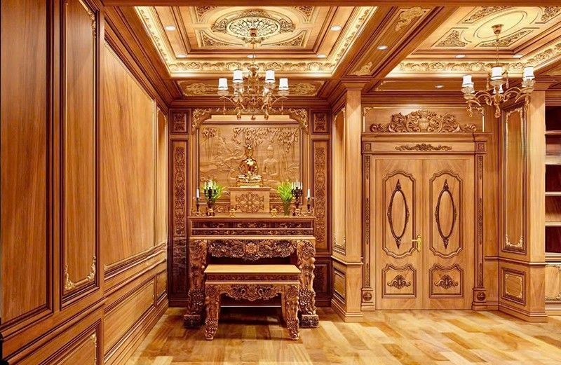 Trần nhà gỗ đẹp