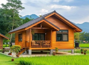 Nhà gỗ lắp ghép
