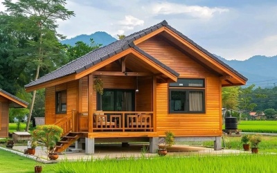Nhà gỗ lắp ghép