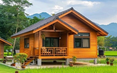Nhà gỗ lắp ghép