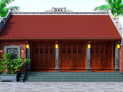 Nhà gỗ 4 gian: Kiến trúc cổ truyền giữ gìn hồn Việt