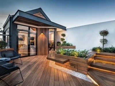 Nhà gỗ trên sân thượng: Sự kết hợp giữa truyền thống và hiện đại