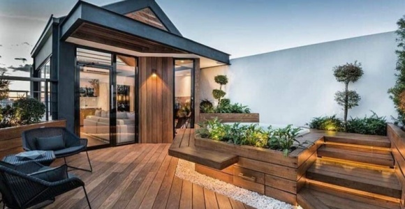 Nhà gỗ trên sân thượng: Sự kết hợp giữa truyền thống và hiện đại