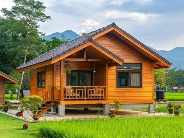 Nhà gỗ lắp ghép